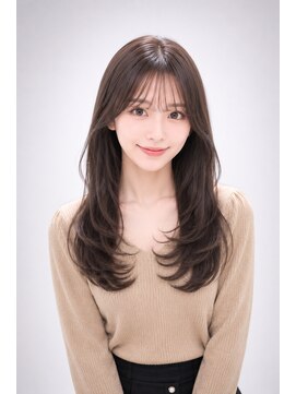 エートス(ethos) 三好市美容室 くびれレイヤーショコラブラウン
