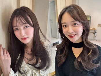 ベル 流山おおたかの森(BELLE)の写真/トレンドのレイヤーカットでこだわりの顔周り・前髪カット*[白髪ぼかしハイライト/流山おおたかの森駅]
