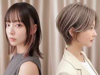 カバーヘア 上尾西口店(COVER HAIR)の写真/上尾西口2分NEWOPEN/朝9:30～◎髪に優しい似合わせカラー/インナーカラー/ハイライト/白髪染め/白髪ぼかし