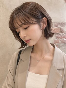 ワゴンバイアフロート(Wagon by afloat) くびれ外ハネミディアム/大人ボブシースルー20代30代40代池袋