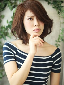 と和×美髪クリニック 巣鴨店 大人ヘア「コンサバ×エレカジ」ショートボブ　巣鴨店