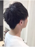 ナチュラルカッコイイ無造作ツーブロショートヘア/メンズカット