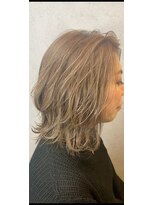 ヘアサロンM 新宿&nbsp;ウルフスタイル　ハイライト