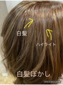 3Dハイライトカラー（ミルクティーベージュ）