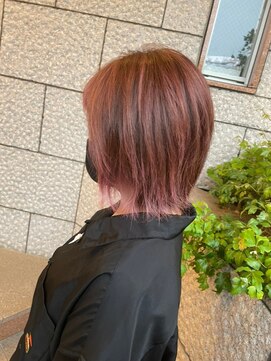 ライズ バイ レボ 柏店(RISE by REVO) ボブ/カーキグレージュ/大人かわいい/フェザーバング