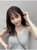 20代30代大人かわいいセミロングヘア★シフォンブランジュ