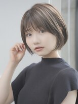 前髪あり大人ショートボブ20代30代40代【AIN.表参道】川原大地