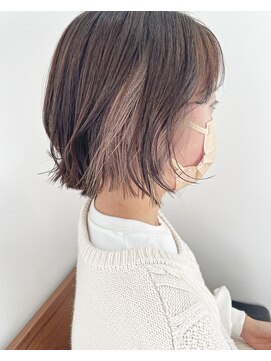 ノチ(Noci) 【和田寧々】切りっぱなしボブ/ホワイトミルクティー/インナー