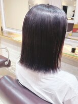 ネオリーブ チッタ 阿佐ヶ谷店(Neolive citta)&nbsp;ミディアムボブ×艶感パープル