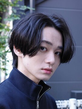 フィフス 名駅(fifth) 無造作センターパートスパイラルパーマニュアンスパーマ