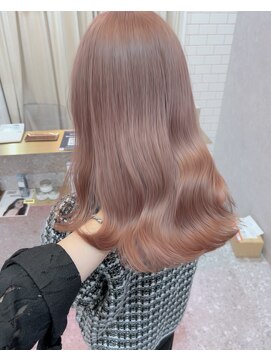 ロンド レア 天神大名店(Lond Le’a) ミルクティー/ダブルカラー/ケアブリーチ/大名/ピンクブラウン