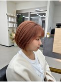 ショートボブ/ペールオレンジ【ALEAP parrot/多賀】