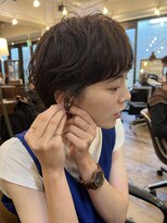 テテコケット(tete coquette)&nbsp;癖毛風ニュアンスパーマが可愛いコンパクトショートスタイル