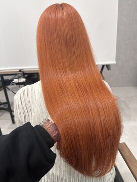 ロウル 渋谷(LOWRL) オレンジカラー/ケアブリーチカラー