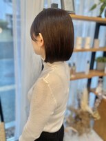 ジーナ 福岡千早(Zina)&nbsp;《Zina千早》髪質改善/艶髪/縮毛矯正/切りっぱなしボブ/韓国/