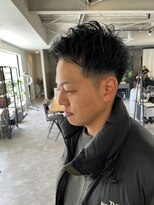ナンバー(number+)&nbsp;20代30代40代メンズアップバング清潔感爽やかシャギーショート