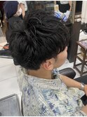ふわっとメンズパーマ/眉カット岩崎【錦糸町北口】