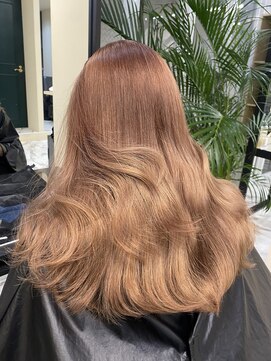 ソラ 表参道(SORA) ブリーチを使った暖色ミルクティーベージュ！