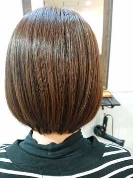 ライムヘアービューティフィー(Lime hair beautify) まとまりボブ【縮毛矯正、髪質改善、花園、円町、太秦天神川、】