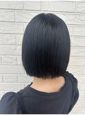 ミニボブ×オリーブグレー