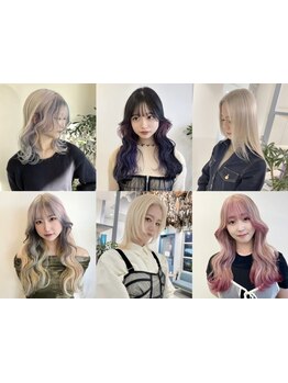 デザイン性抜群!インナーカラー/ダブルカラー/ハイライトであなたの個性を引き出す◎[名古屋/名駅/学割U24]