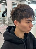 スペインカールスパイキーショート韓国マッシュツーブロック1