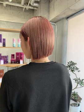 リル 住吉店(LiL) 【金岡】ピンク×オレンジヘアー