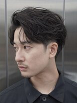 センターパートニュアンスパーマフェザーパーマシャドウパーマ