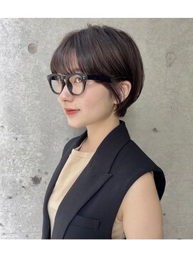 ロンド 銀座(Lond) ☆【春日】ミニウルフレイヤーカット顔周り韓国ショートボブ17