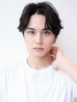 ハバナ 渋谷(HAVANA) センターパート/フェザーパーマ/ナチュラルセンターパート