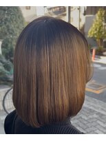 ヴォーチェ フォーヘアー(VOCE for hair)&nbsp;切りっぱボブ×ストレート×カール