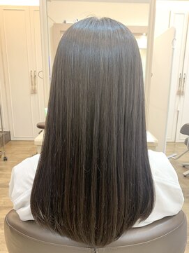 アルターリール(aL ter Rire) くびれヘア/アプリコットオレンジ/ハイライトカラー/福原遼華