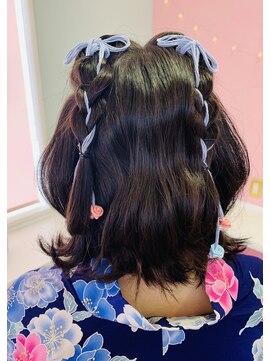 ラプンツェル(Rapunzel) 浴衣ヘア