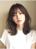 小顔ミディアム♯ミディアム#30代#40代