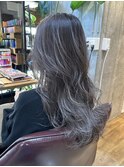 ラベンダーグレージュ×バレイヤージュ【LODAT横浜】
