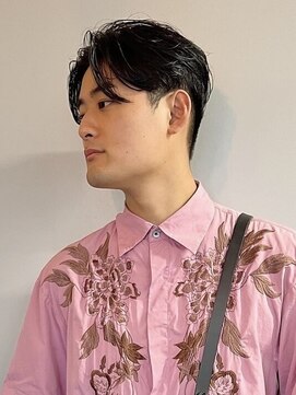 タロ(TALO) 【TALO】メンズカリアゲセンターパート×シャドウパーマ