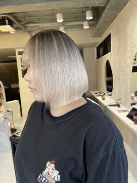 髪屋 紬 ホワイトベージュ/ホワイトブロンド/ホワイトグレージュ/韓国