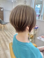 モリオ フロム ロンドン 成増店 【morio成増 セリザワ】ショートボブ アンブレラカラー