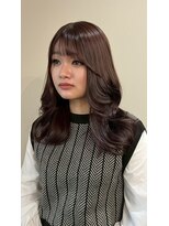 ドクターズサロン レラパール&nbsp;韓国風くびれヘア/ツヤ感ロング/レイヤーカット/ダークトーン