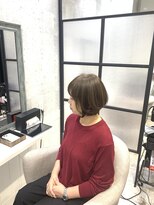 イーズ バイ インス(Yeeee.s by INCE)&nbsp;白髪ぼかし/白髪改善カラー/ショート/透明感カラー/脱白髪染め