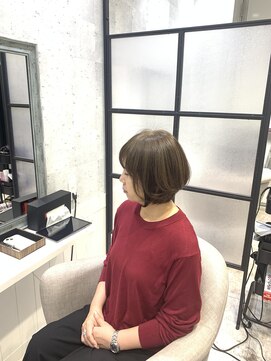 イーズ バイ インス(Yeeee.s by INCE) 白髪ぼかし/白髪改善カラー/ショート/透明感カラー/脱白髪染め