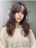 ウェーブパーマ_ミディアムパーマ