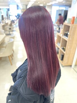 暖色/ボルドーカラー/ブリーチ/平塚【相原美紅】