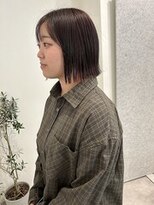 ambitious 羽村店【アンビシャス】【2月11日OPEN（予定）】&nbsp;顔まわり小顔魅せカット切りっぱなしボブ似合わせカット