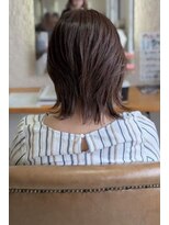 ヘアメイクアモーレ 光の森店(Hair Make Amore)&nbsp;ウルフレイヤー×マロンベージュ