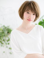 プリモア サロン ハナレ 綾瀬(primoA salon HANARE)&nbsp;綾瀬/髪質改善/ミルクティーブロンド×小顔ハッシュカットボブn