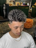 トライブ(TRIBE)&nbsp;ホワイトメッシュスパイラルパーマ