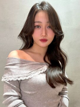 レーヴバイロンド 仙台(Reve by Lond) 髪質改善レイヤーカット縮毛矯正顔まわりミルクブラウン仙台韓国
