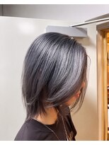 メンズヘア アリエス(men's hair ARIES)&nbsp;アッシュグレー×メンズボブウルフ