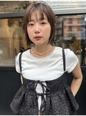 ボブ×ベージュ